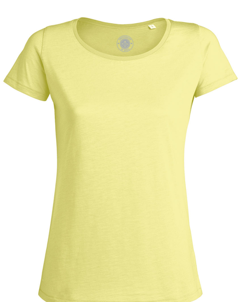 Damen T-shirt Aus Bio-baumwolle "Amy Slub" günstig online kaufen