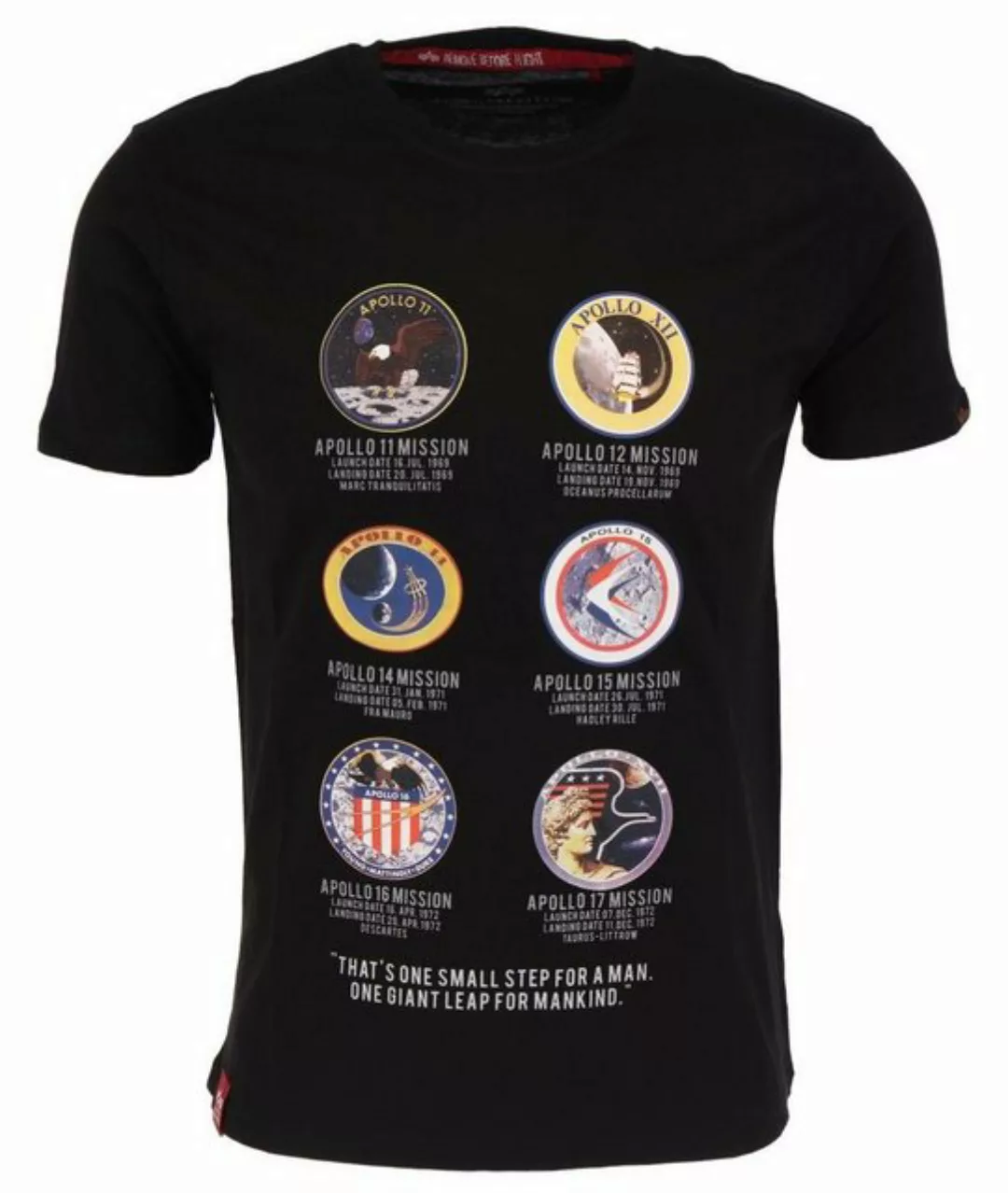 Alpha Industries T-Shirt "ALPHA INDUSTRIES Men - T-Shirts Apollo Mission T- günstig online kaufen