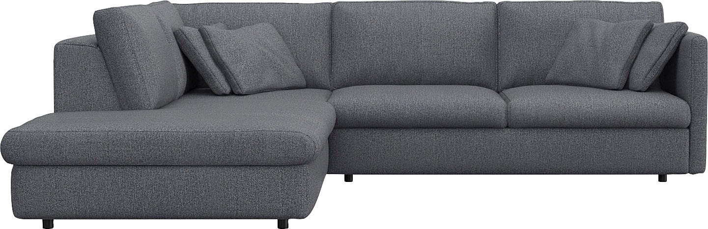 FLEXLUX Ecksofa "Lovane, elegant und zeitlos, bequem, L-Form", Weich & ansc günstig online kaufen