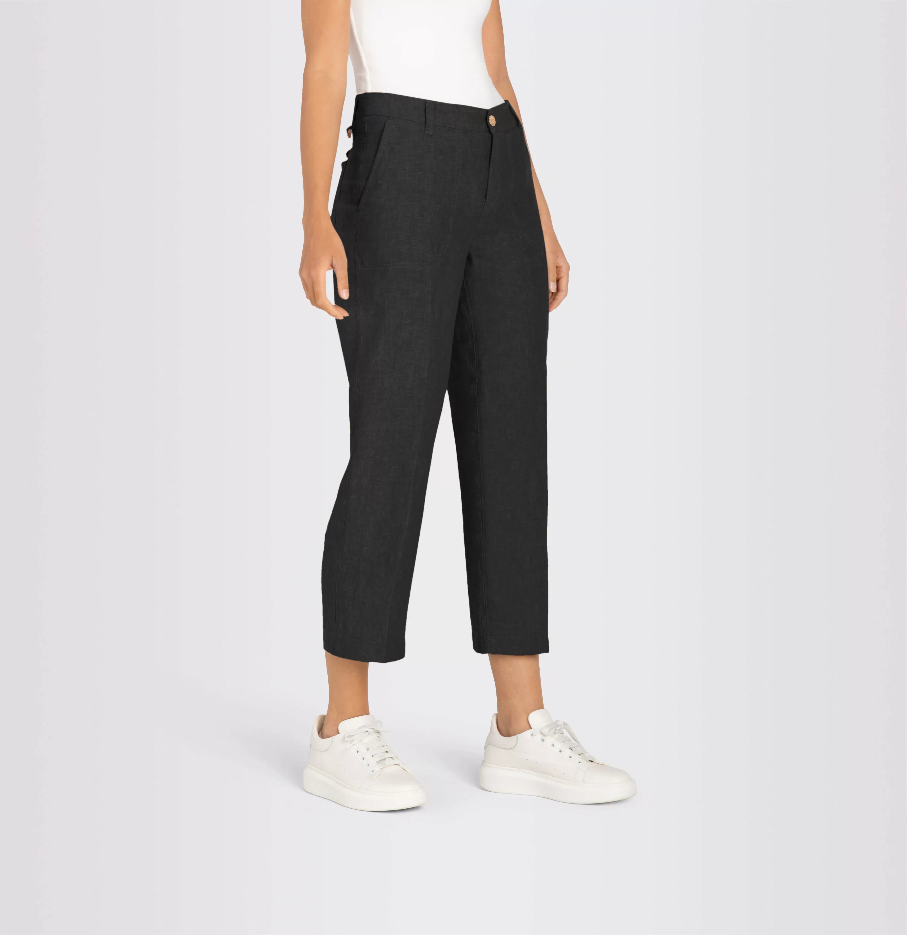 MAC Leinenhose "NORA cropped", Leinen-Qualität günstig online kaufen