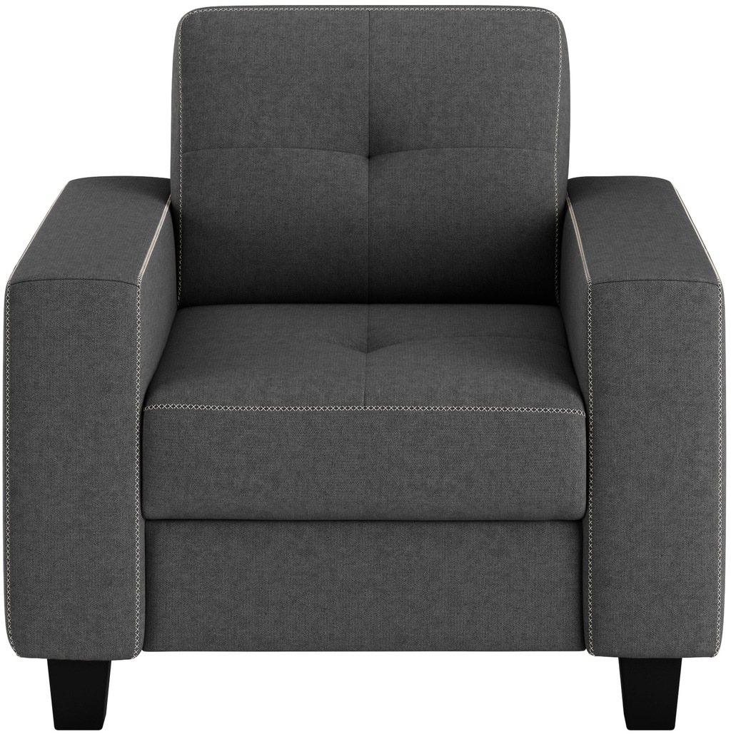 Places of Style Sessel "Varese", Kreuznaht in beige günstig online kaufen
