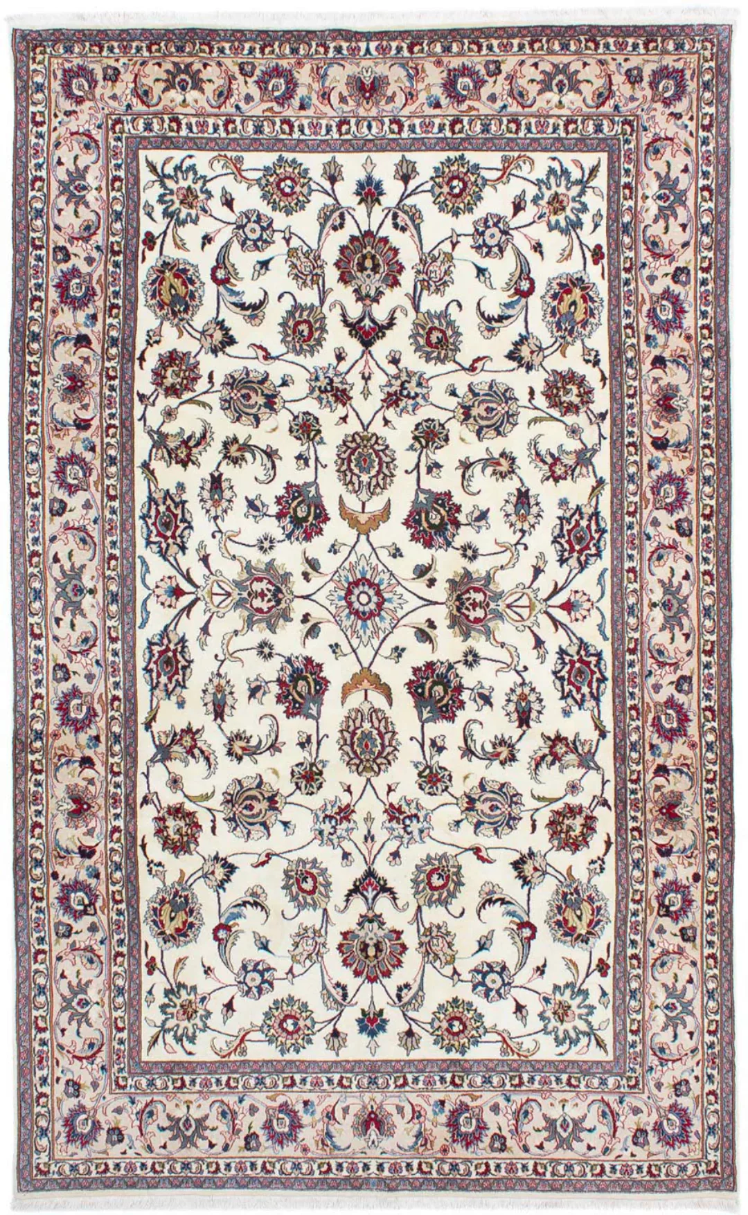 morgenland Wollteppich »Maschad Blumenmuster Beige 314 x 190 cm«, rechtecki günstig online kaufen