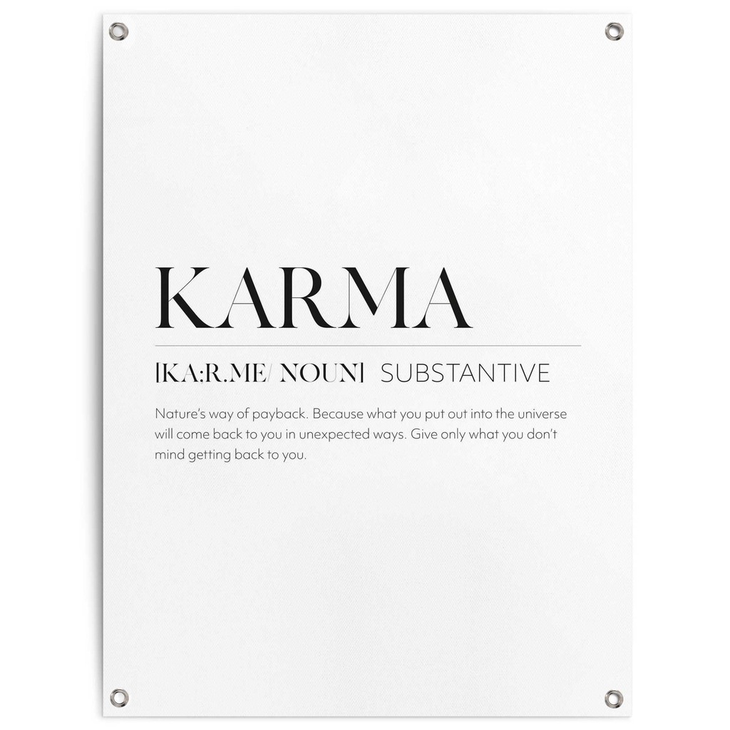 Reinders Poster "Karma", Outdoor für Garten oder Balkon günstig online kaufen