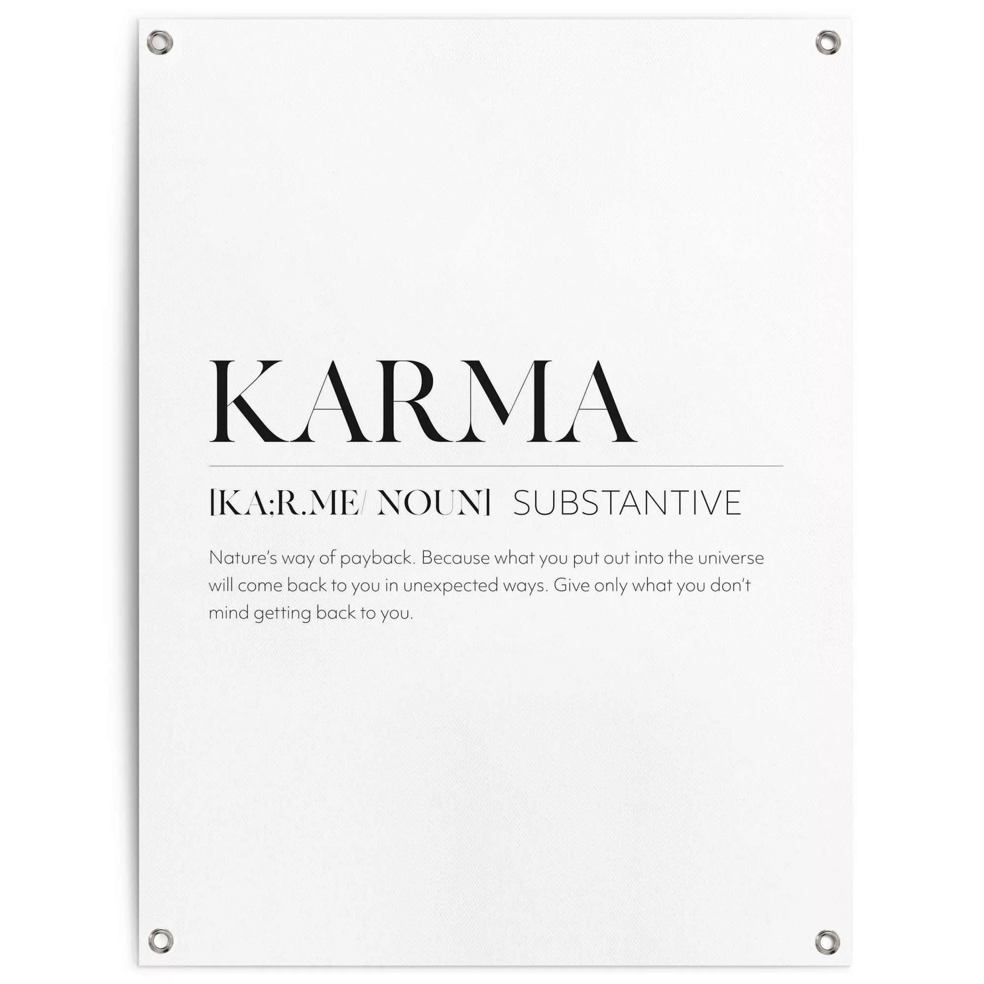 Reinders! Poster »Karma«, Outdoor für Garten oder Balkon günstig online kaufen