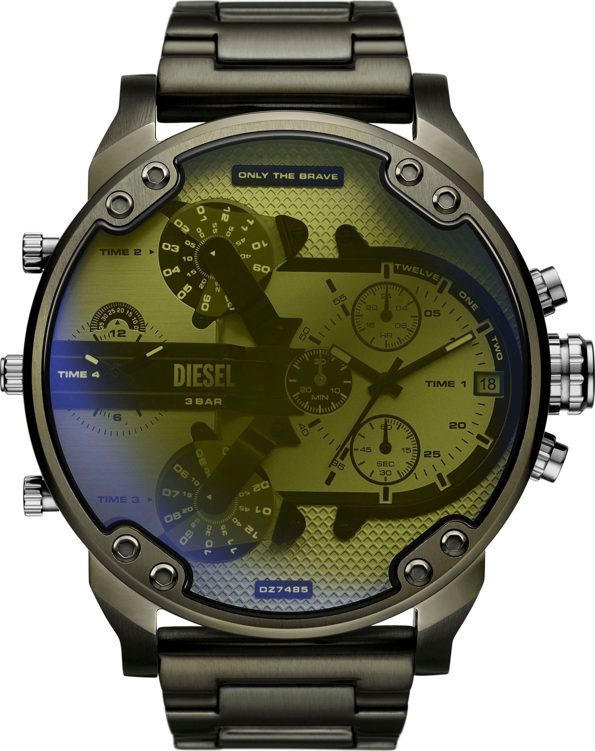 Diesel Chronograph Diesel Herren-Uhren Analog Quarz günstig online kaufen