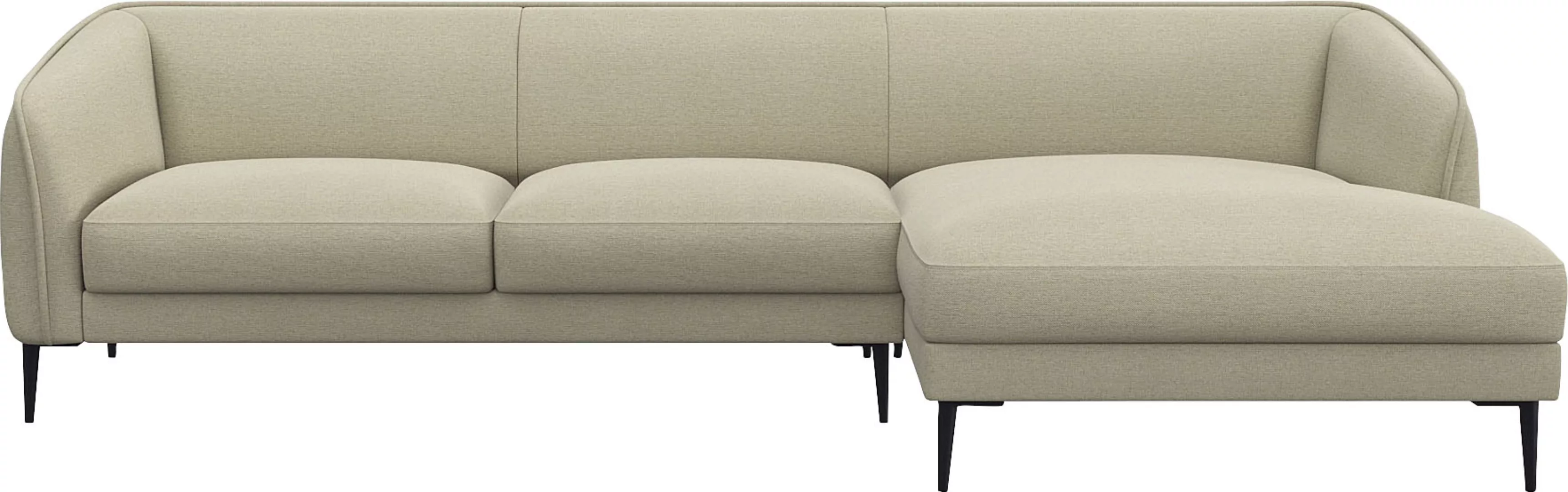 FLEXLUX Ecksofa »Belle Designsofa, L-Form, B/T 288/149 cm«, Skandinavisches günstig online kaufen