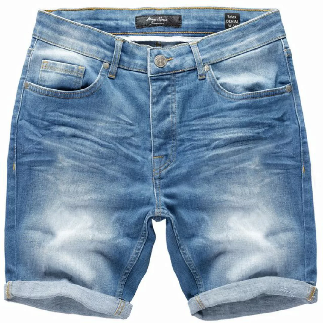 Amaci&Sons Jeansshorts MAYWOOD Jeansshort Herren Bermuda kurze Männer Hose günstig online kaufen