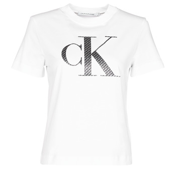 Calvin Klein Jeans  T-Shirt SATIN BONDED FILLED CK TEE günstig online kaufen