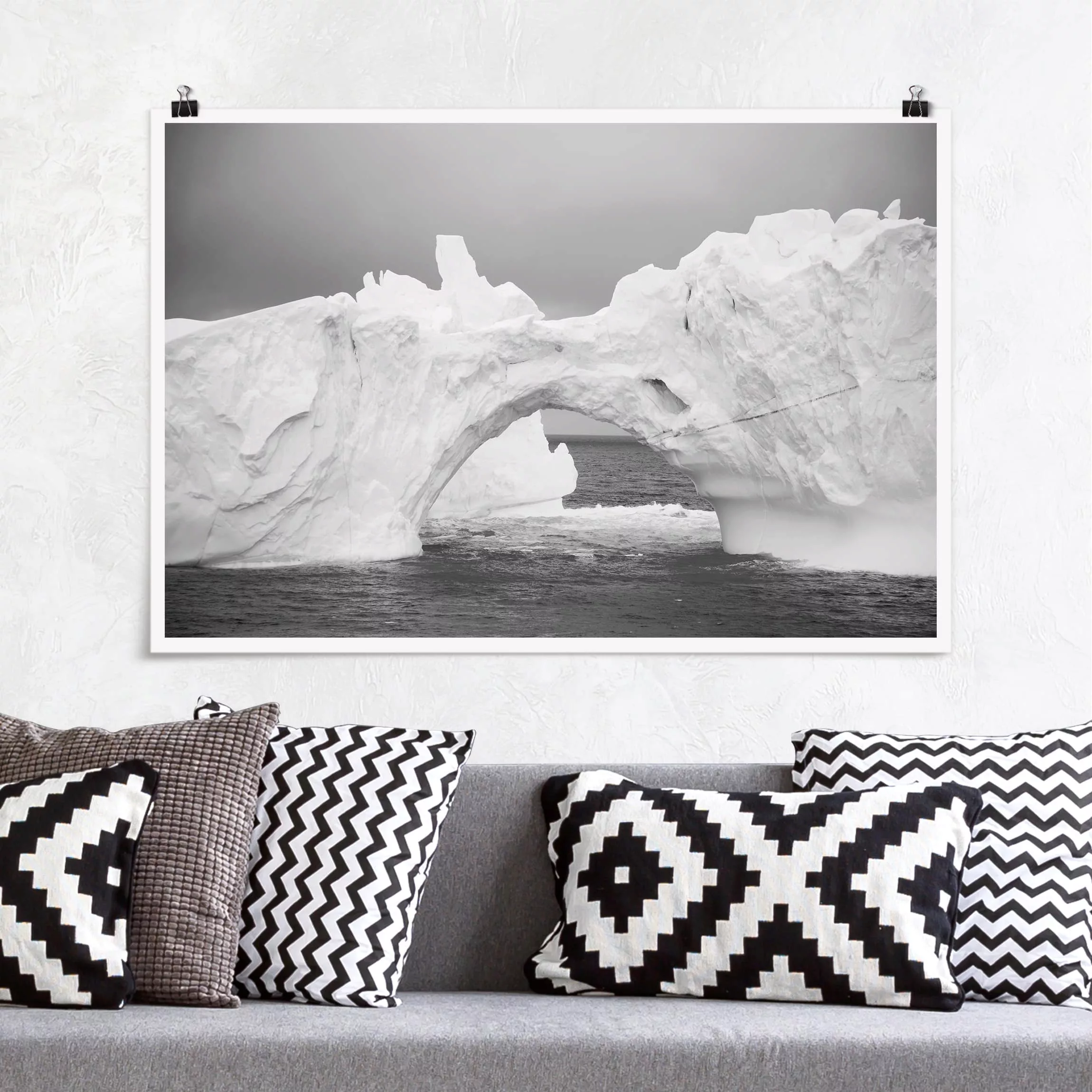 Poster Strand - Querformat Antarktischer Eisberg II günstig online kaufen