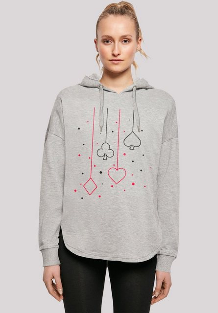 F4NT4STIC Kapuzenpullover Kreuz Pik Herz Karo Poker Kartenspiel Print günstig online kaufen