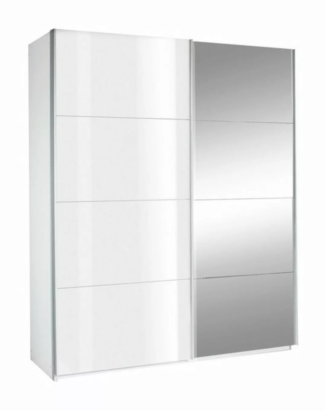 rauch Schwebetürenschrank QUADRA, B 226 cm x H 210 cm, Alpinweiß, Weiß Hoch günstig online kaufen