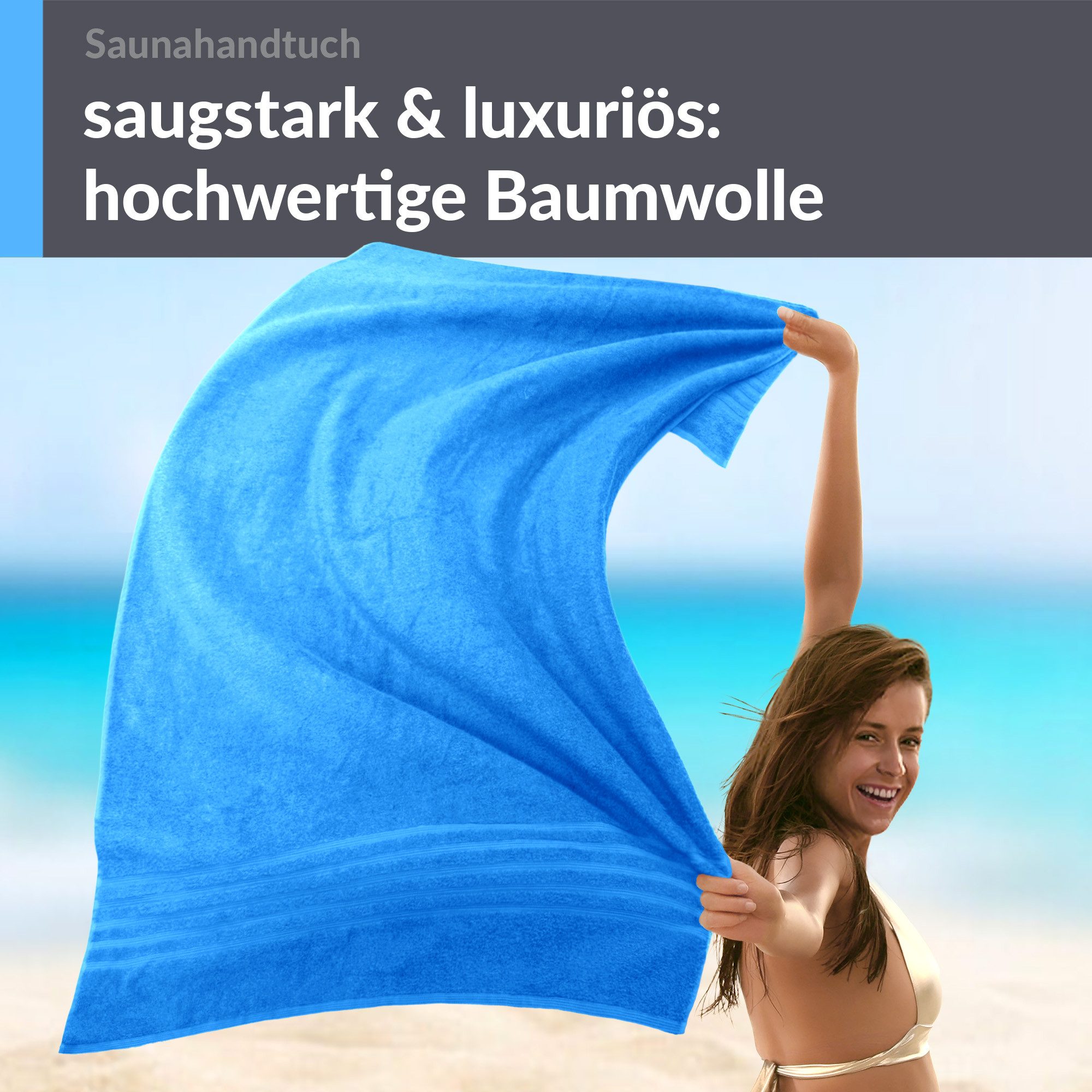 Lashuma Saunatuch XXL Handtuch London, Frottee günstig online kaufen