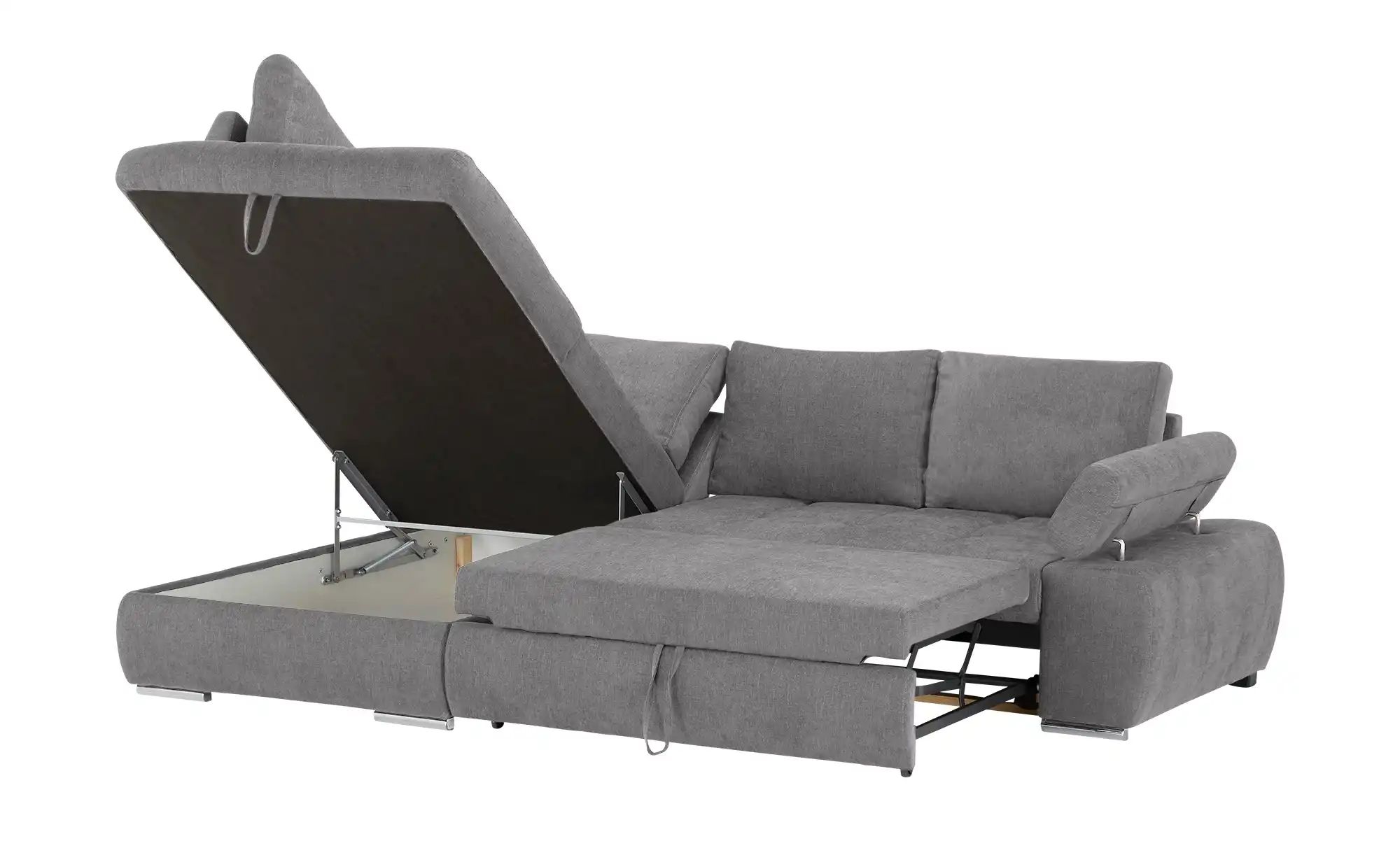 Ecksofa aus Flachgewebe Sky ¦ grau ¦ Maße (cm): B: 265 H: 89 T: 175 Polster günstig online kaufen