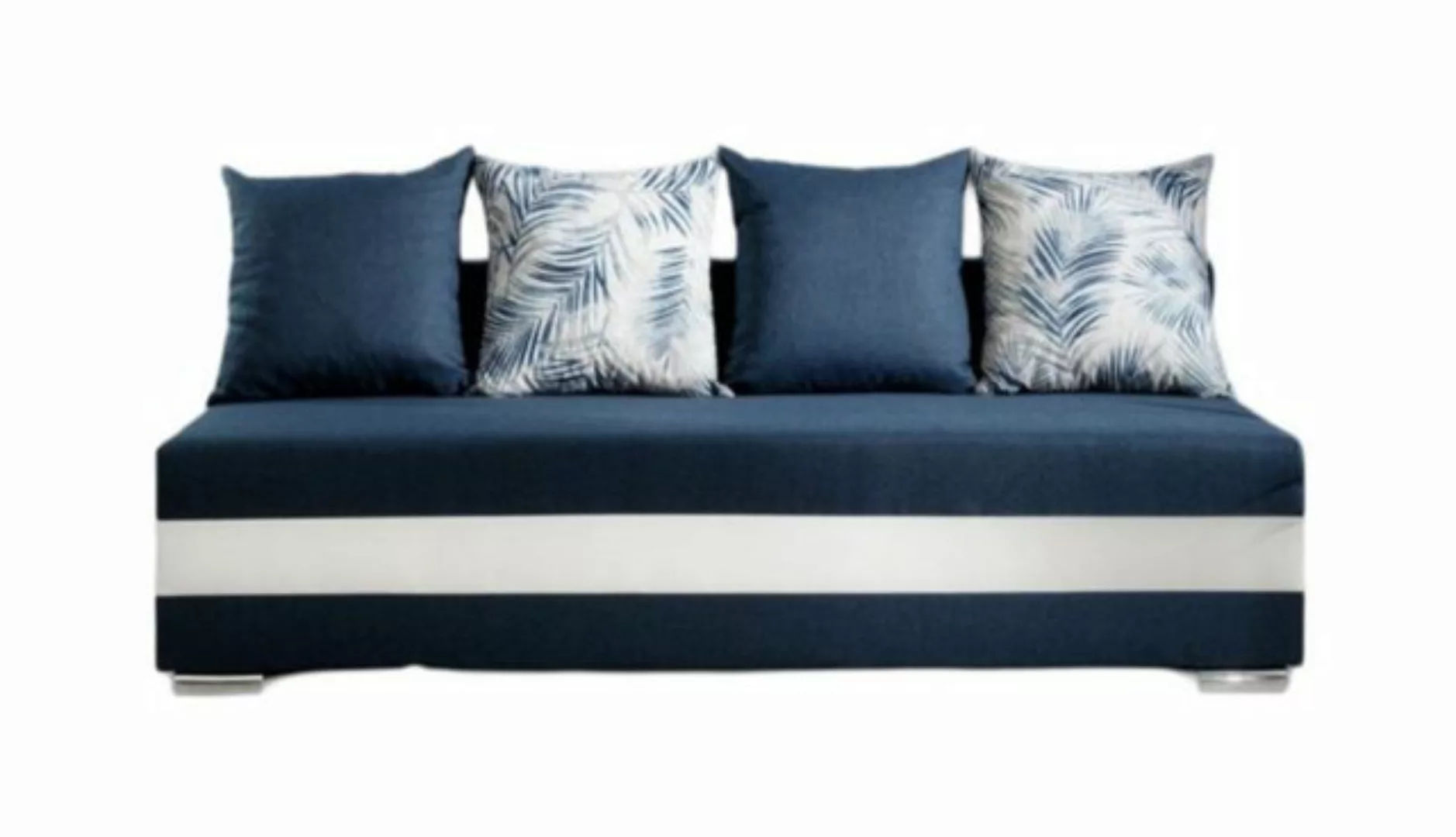 Luxusbetten24 Schlafsofa Designer Sofa Carina, mit Schlaffunktion und Staur günstig online kaufen