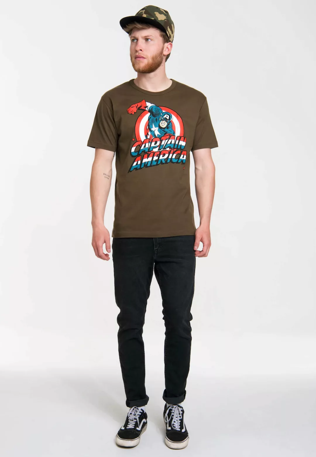 LOGOSHIRT T-Shirt "Marvel Comics", mit lizenzierten Originaldesign günstig online kaufen