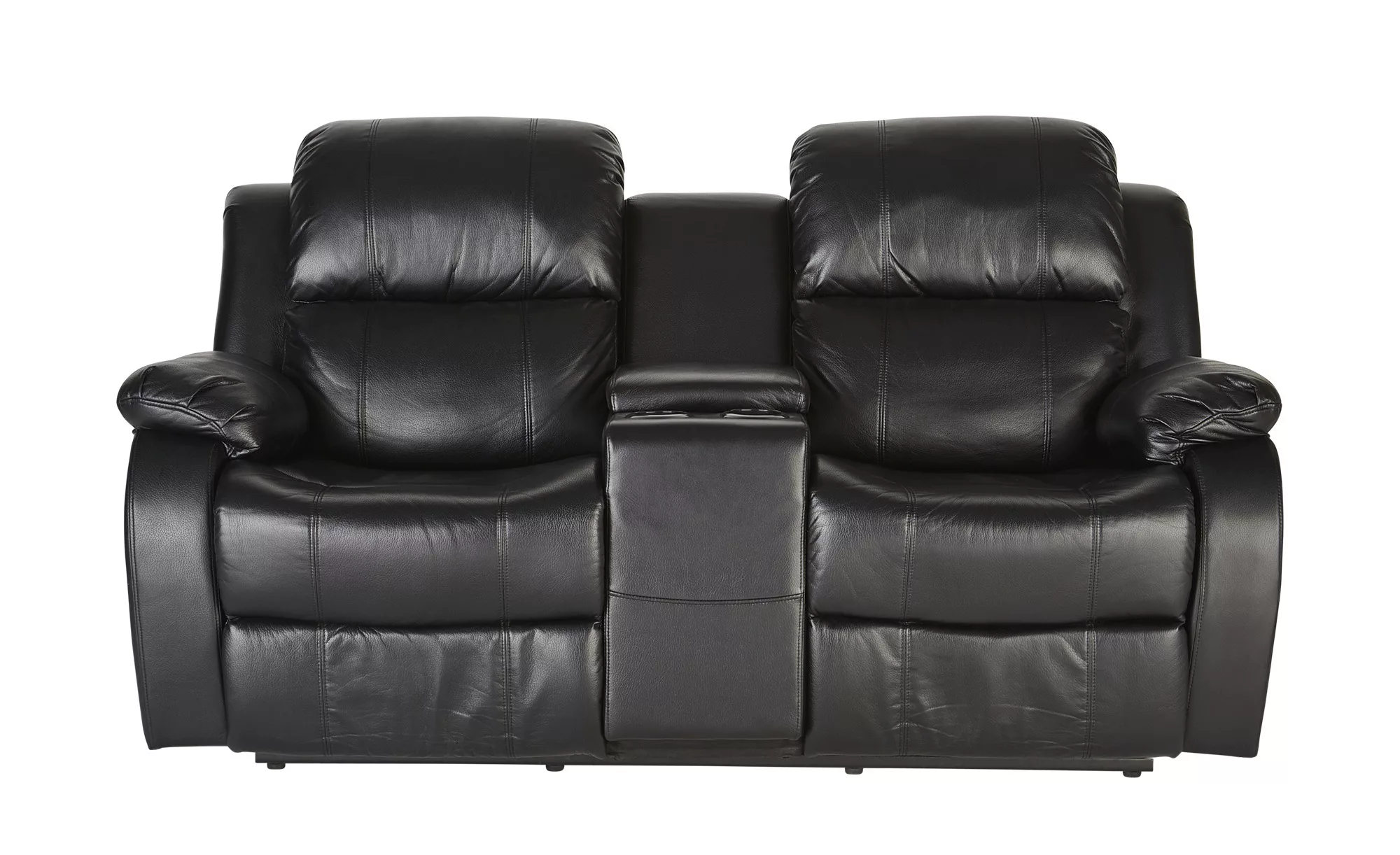 Sofa 2-sitzig  Fabia - schwarz - 180 cm - 101 cm - 102 cm - Sconto günstig online kaufen