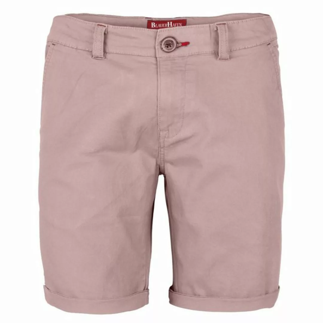 BlauerHafen Chinoshorts Herren Stretch Chino Shorts Slim Fit Bermuda Hose S günstig online kaufen