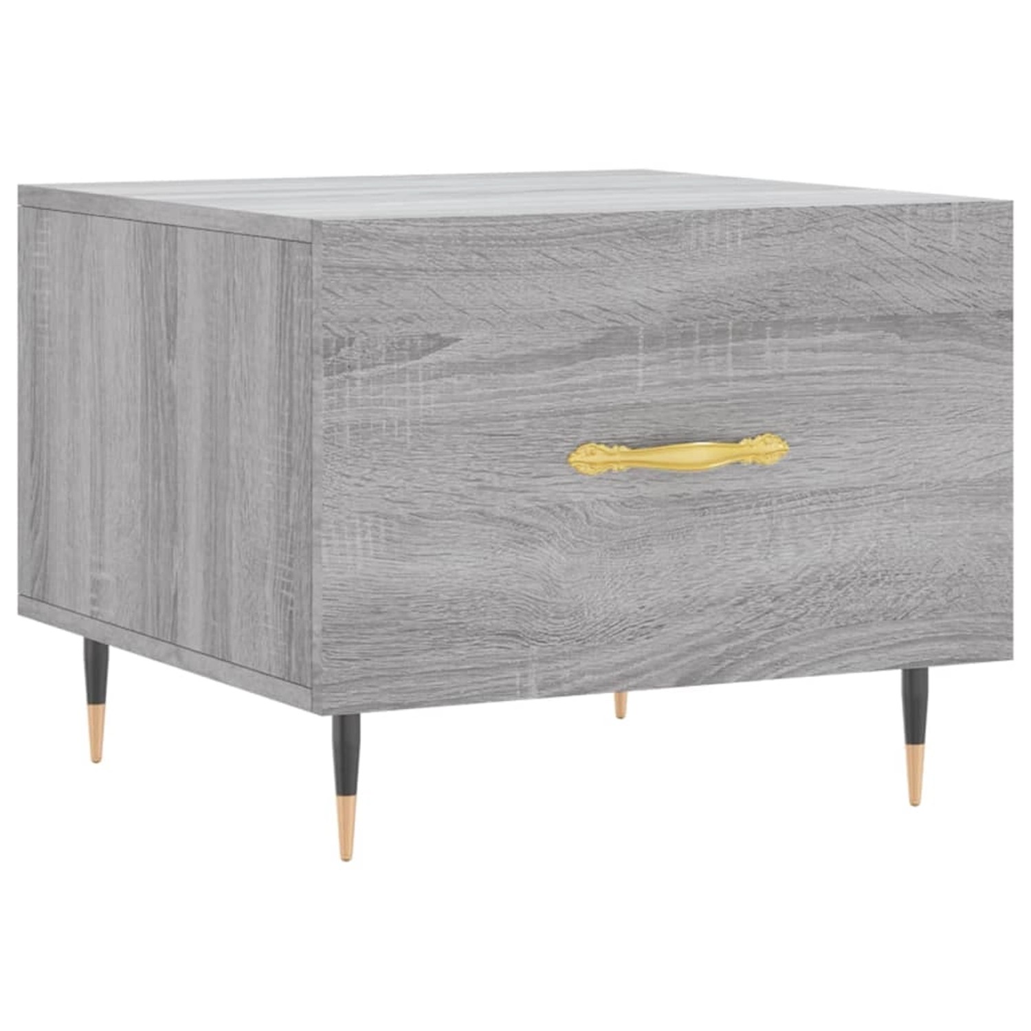 vidaXL Couchtisch Grau Sonoma 50x50x40 cm Holzwerkstoff Modell 5 günstig online kaufen