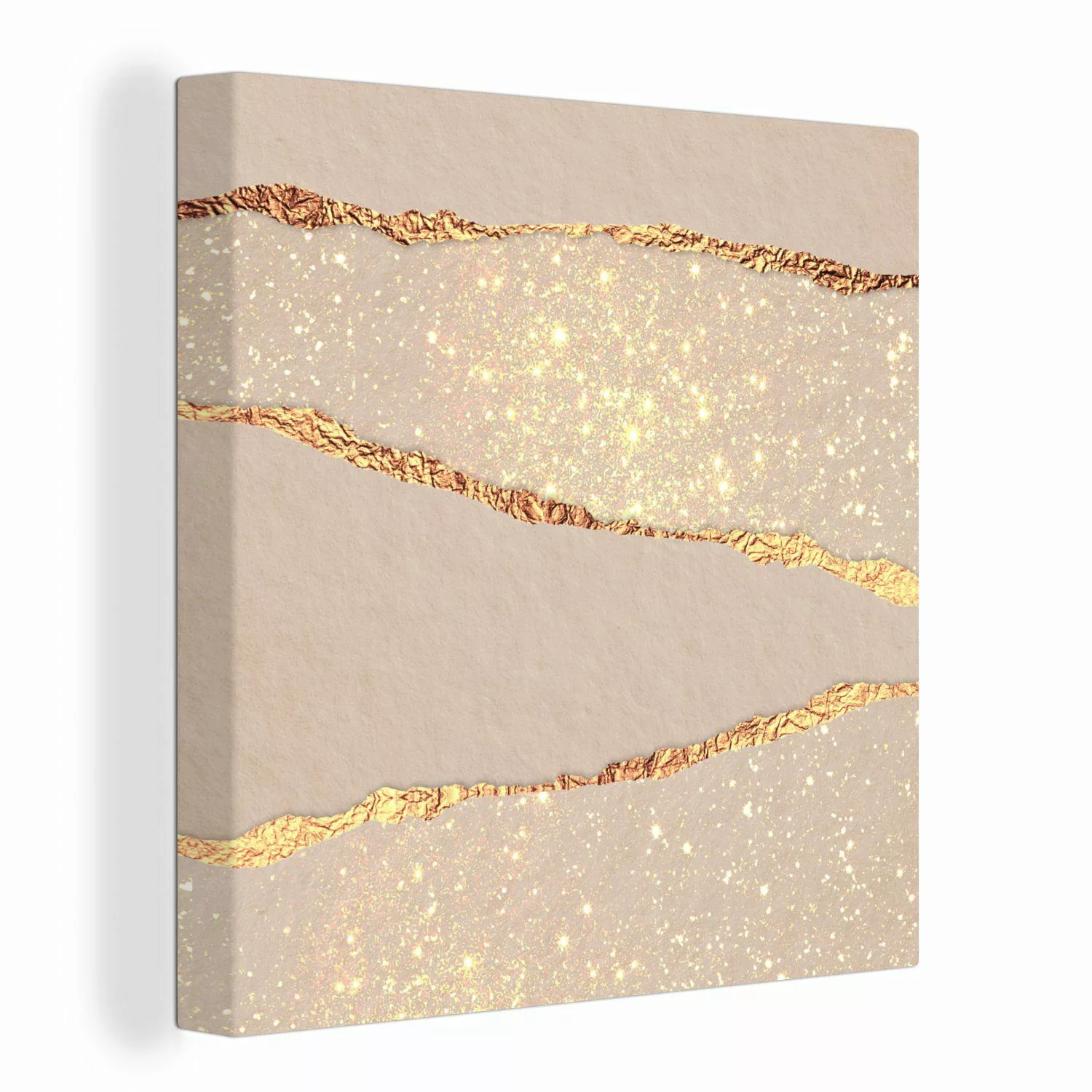 OneMillionCanvasses® Leinwandbild Luxus - Gold - günstig online kaufen