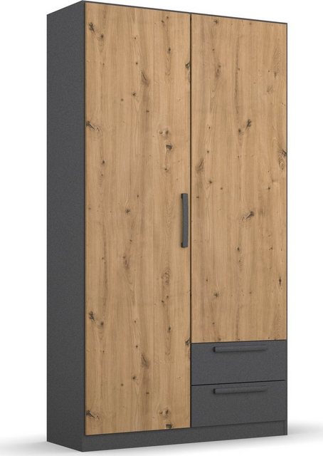 rauch Drehtürenschrank "StyleUp", Typ Dark & Wood mit trendigen farblich ab günstig online kaufen