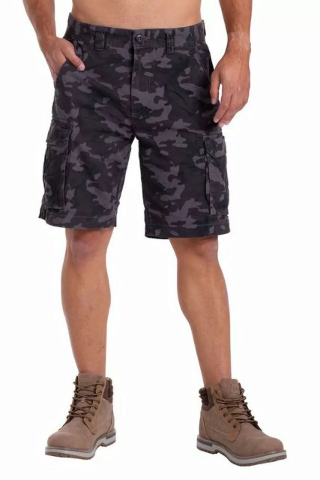 BlauerHafen Cargobermudas Herren Heer Camouflage Cargo Shorts Baumwolle Com günstig online kaufen