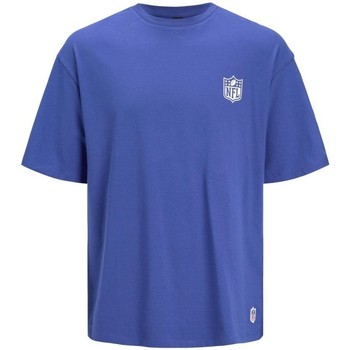 Jack & Jones  T-Shirts & Poloshirts 12206810 NFL LOGO TEE-MAZARINE BLUE LOO günstig online kaufen