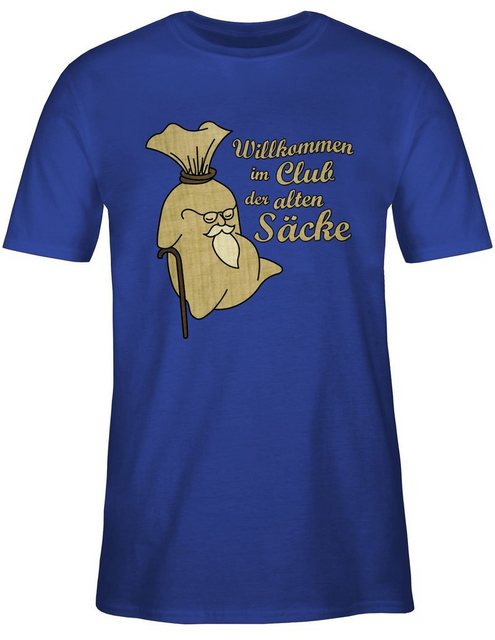 Shirtracer T-Shirt Willkommen im Club der alten Säcke 50. Geburtstag günstig online kaufen