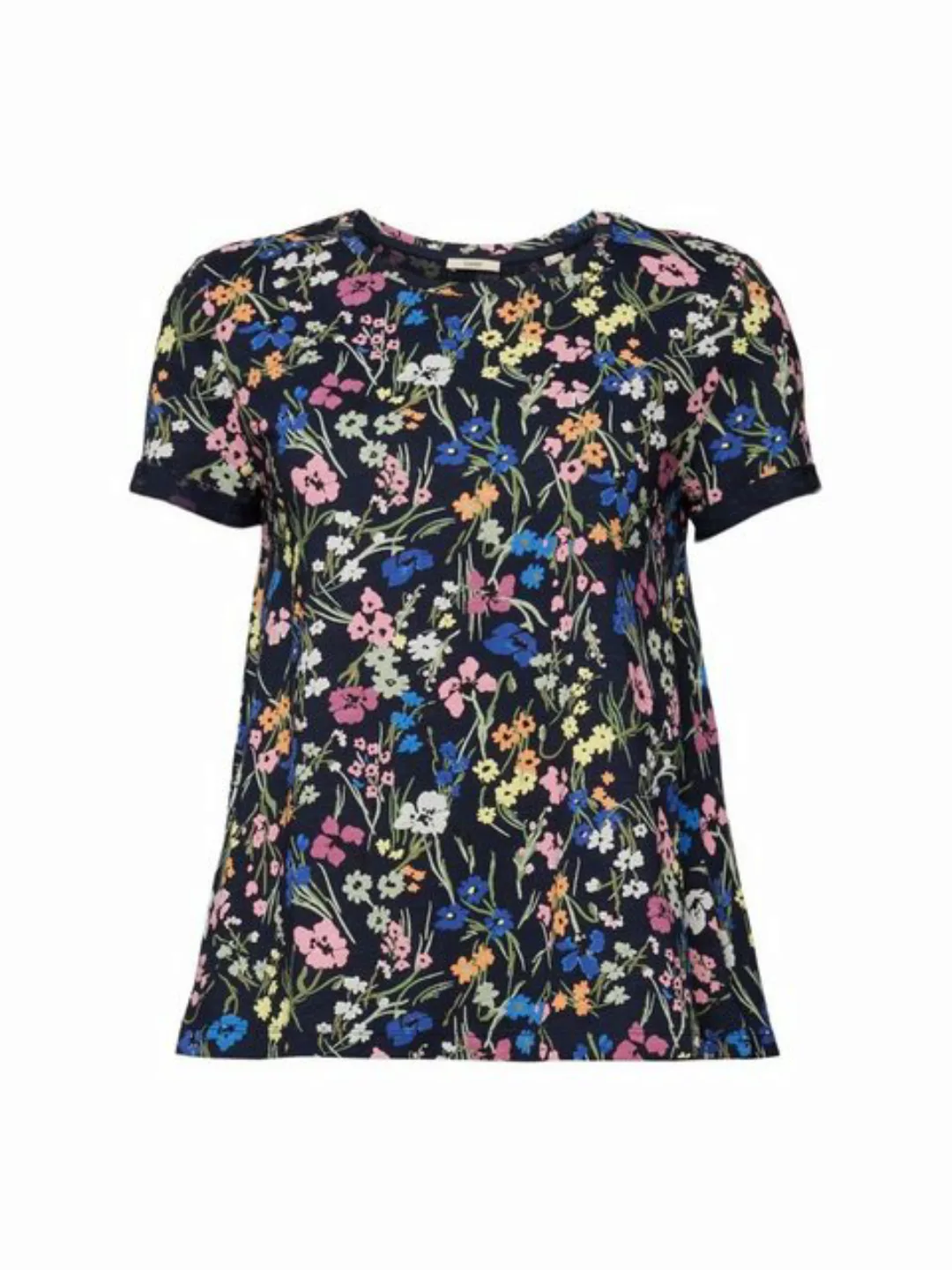 Esprit T-Shirt T-Shirt mit Allover-Print, 100% Baumwolle (1-tlg) günstig online kaufen
