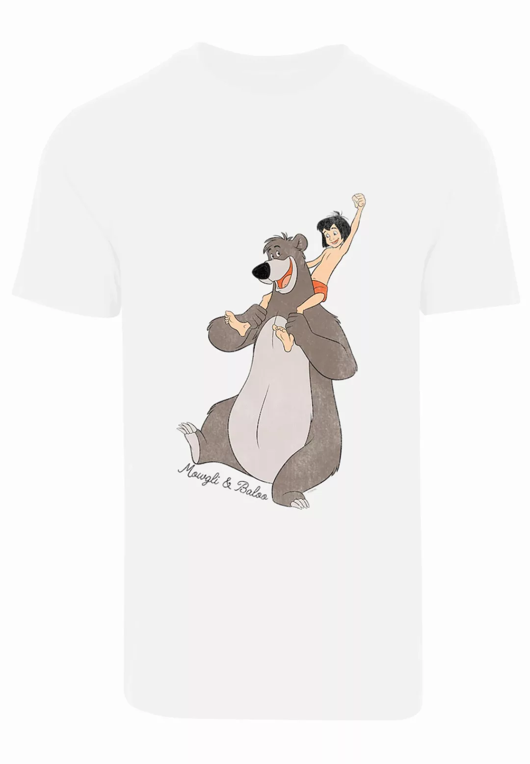 F4NT4STIC T-Shirt "Disney Dschungelbuch Mogli und Balu", Herren,Premium Mer günstig online kaufen