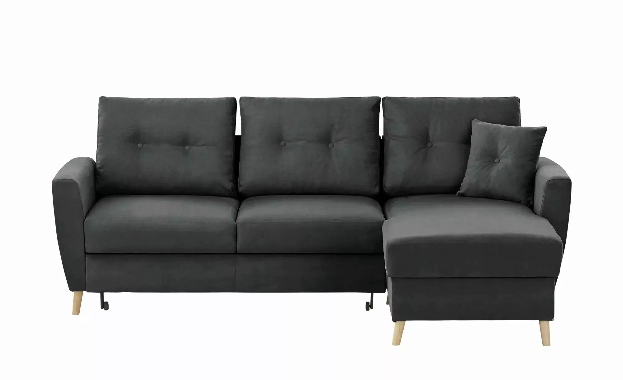 Ecksofa  Carla ¦ grau ¦ Maße (cm): B: 230 H: 93 T: 159.0 Polstermöbel > Sof günstig online kaufen