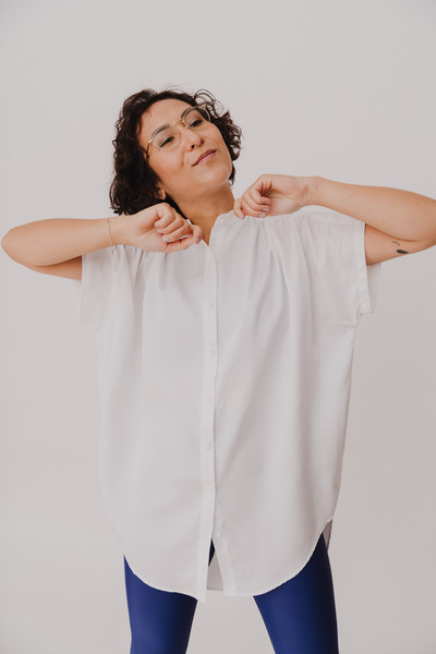 Damen Hemdbluse Aus Tencel „Evolve“ Besonnen Mindful Yoga Fashion günstig online kaufen