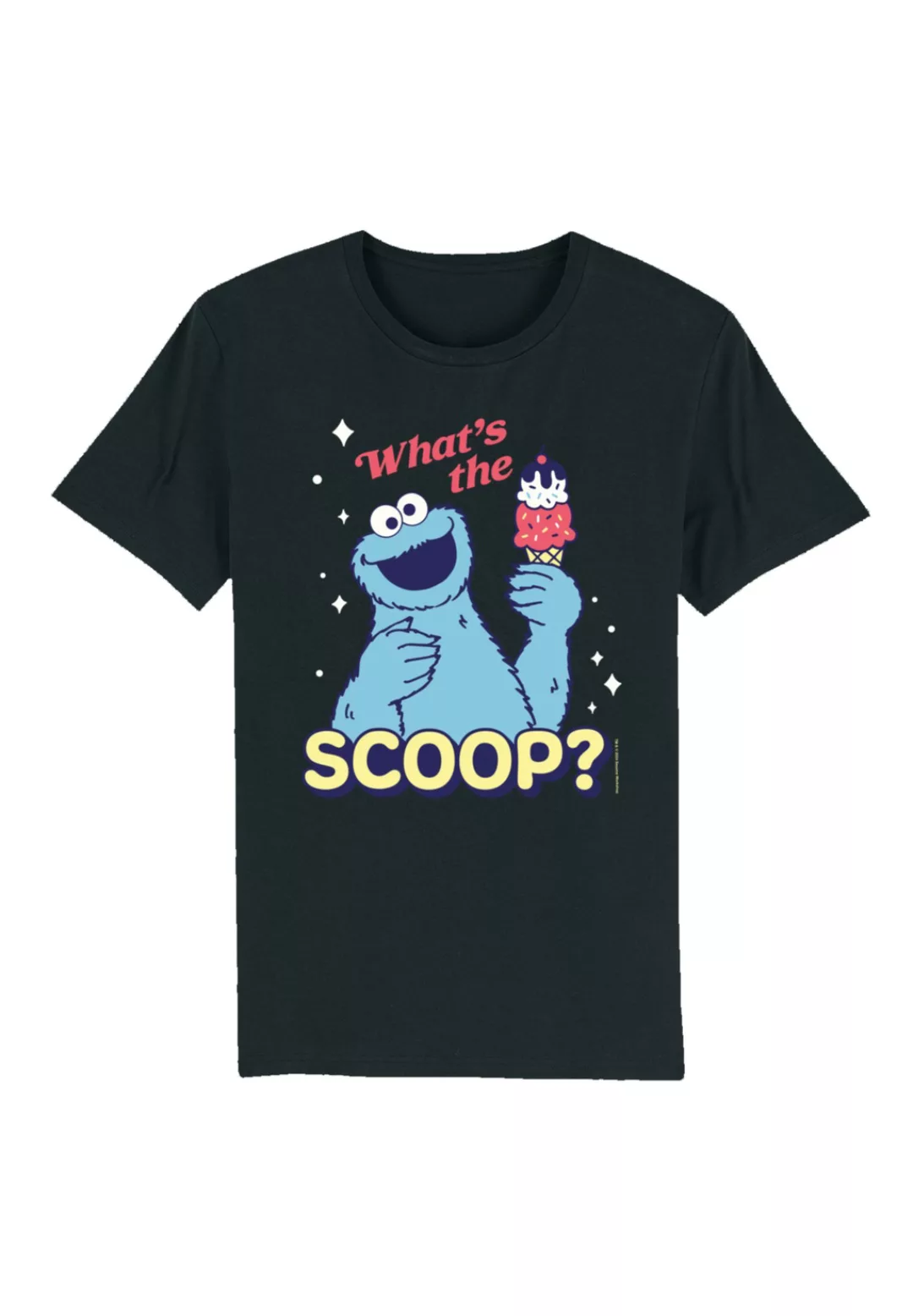 F4NT4STIC T-Shirt "Sesamstraße Cookie Monster Scoop", Premium Qualität günstig online kaufen