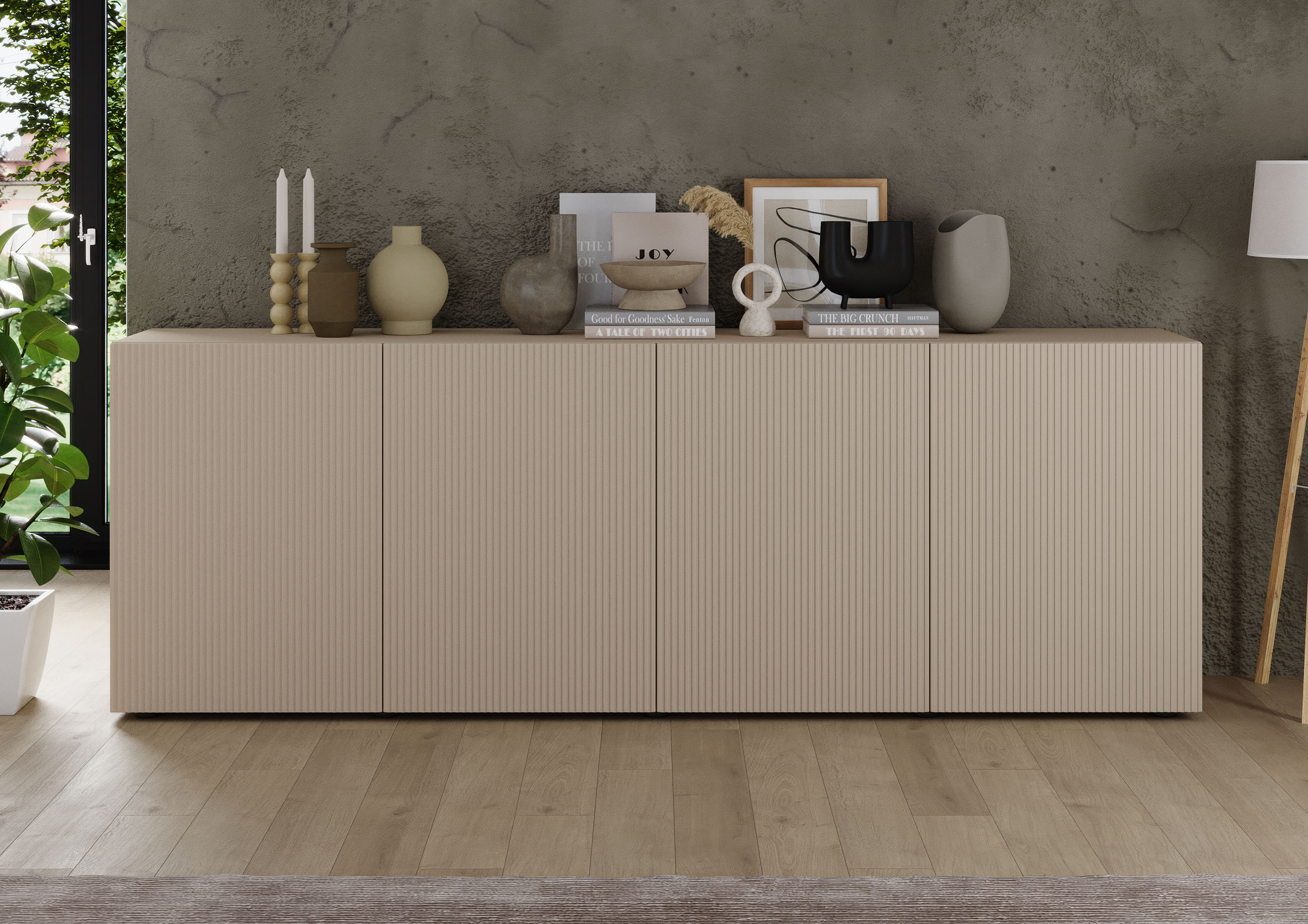 INOSIGN Sideboard "Rio Breite 240 cm, Kommode mit 4 Türen, Anrichte,", geri günstig online kaufen