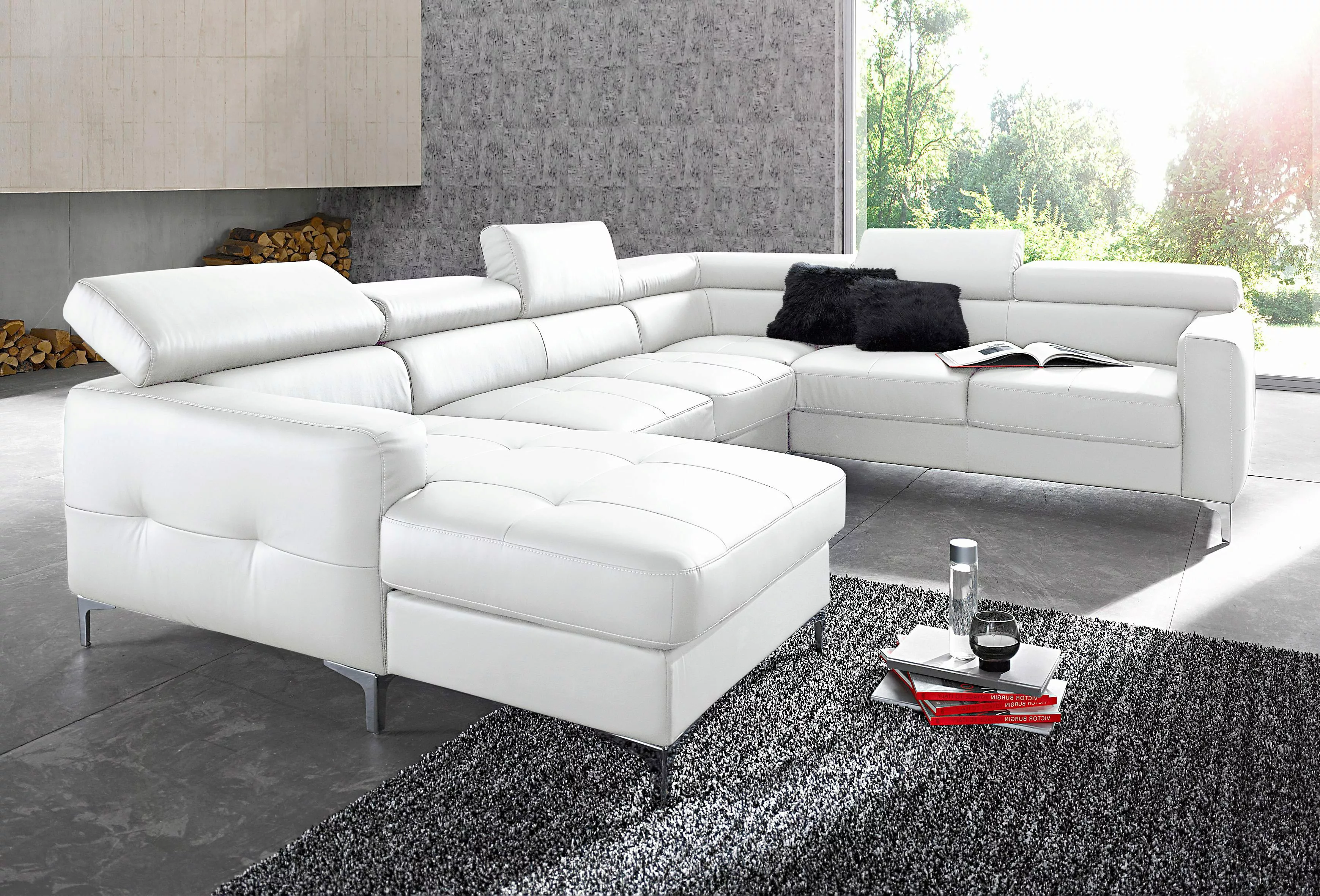 COTTA Wohnlandschaft "Ecksofa in modernem Design, U-Form" günstig online kaufen