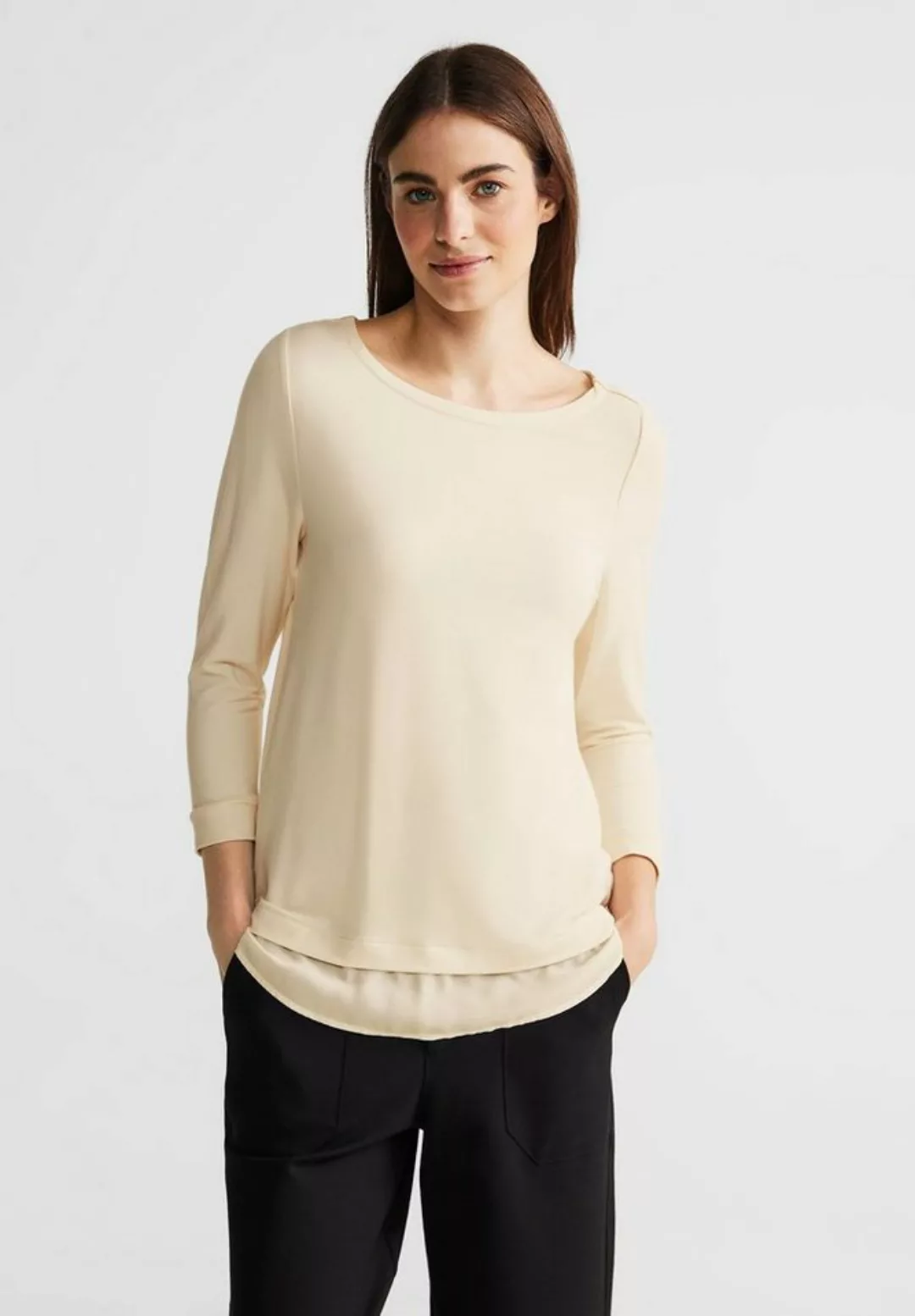 STREET ONE 3/4-Arm-Shirt im Lagenlook günstig online kaufen