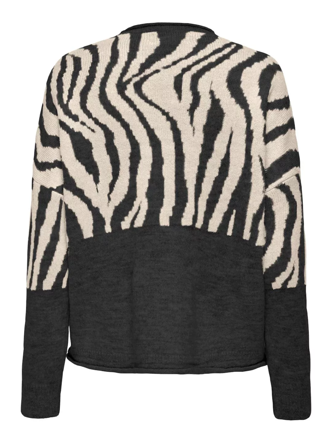 ONLY Rundhalspullover ONLJADE ZEBRA LS O-NECK CC KNT günstig online kaufen