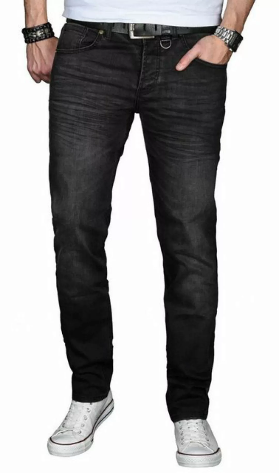 Alessandro Salvarini Straight-Jeans ASMinero Slim Fit Jeans mit 2% Elasthan günstig online kaufen
