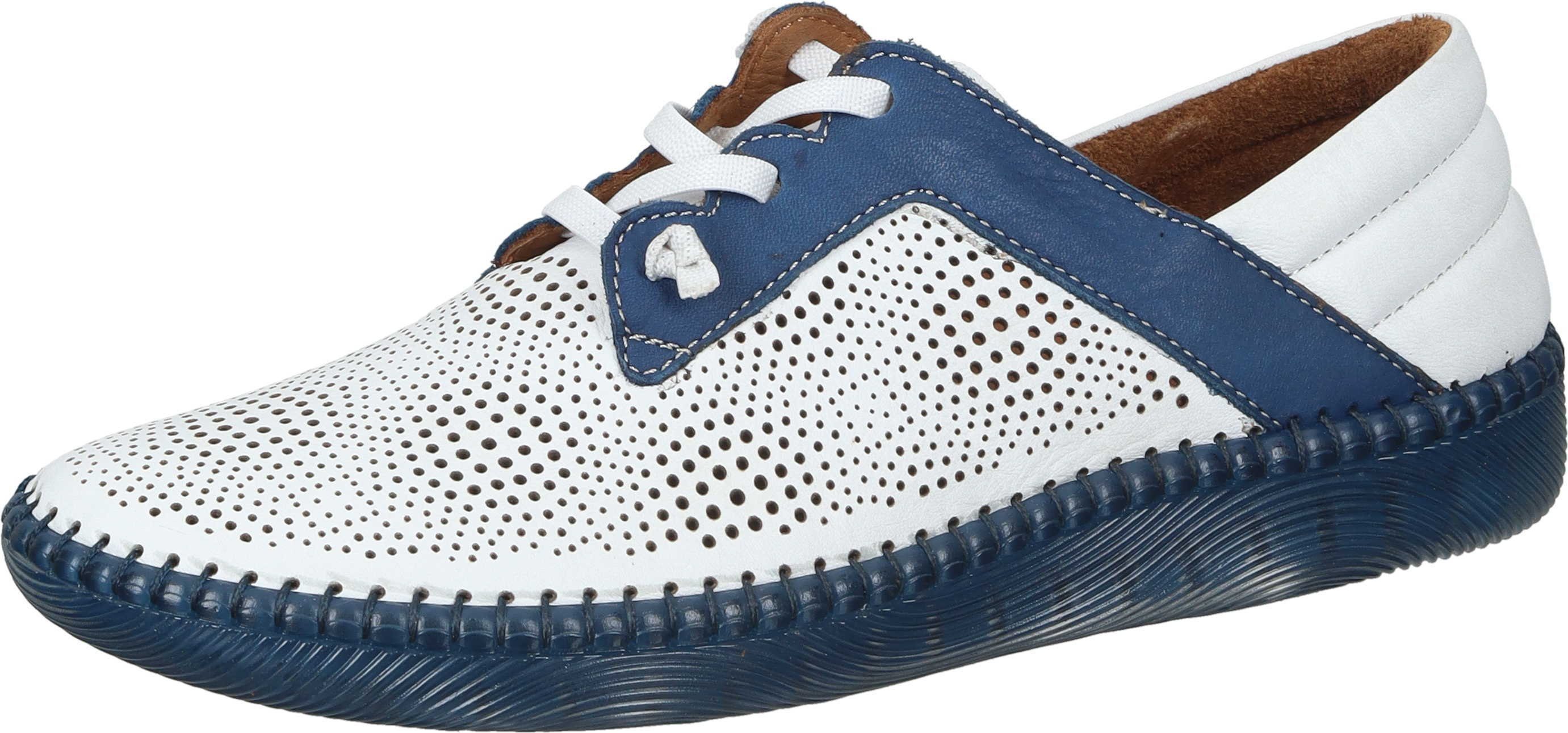 Manitu Slipper Schnürschuh aus echtem Leder günstig online kaufen