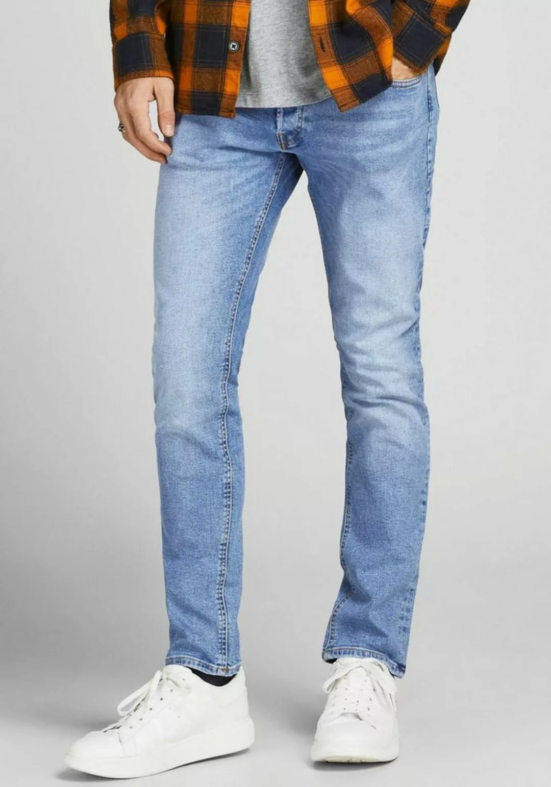 Jack & Jones Herren Jeans JJIGLENN JJORIGINAL MF 030 - Slim Fit - Blau - Bl günstig online kaufen