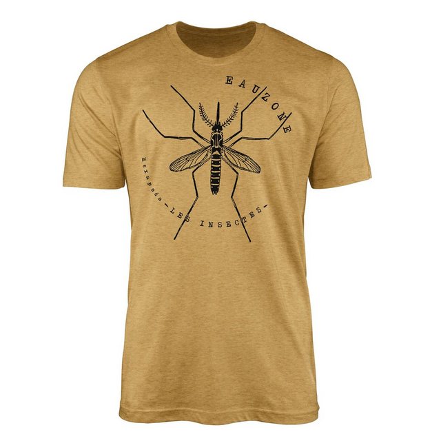 Sinus Art T-Shirt Hexapoda Herren T-Shirt Fever Mosquito günstig online kaufen