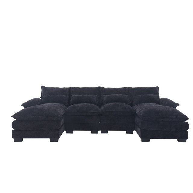 AUKWIK Loungesofa 261x134x82 cm (LxBxH), frei Kombination, 4-6 Personen, in günstig online kaufen