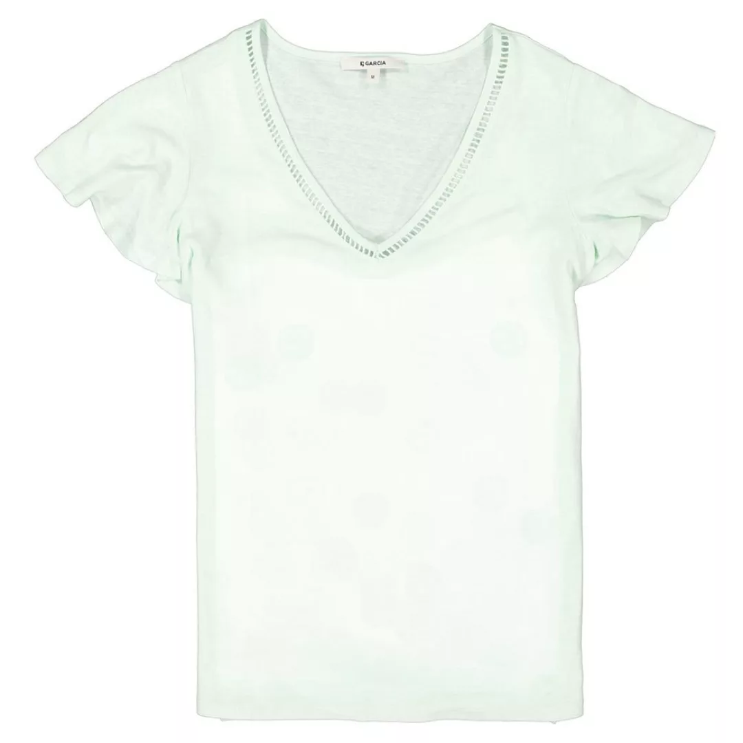 Garcia T-shirt Kurzarm T-shirt XL Aqua Mint günstig online kaufen