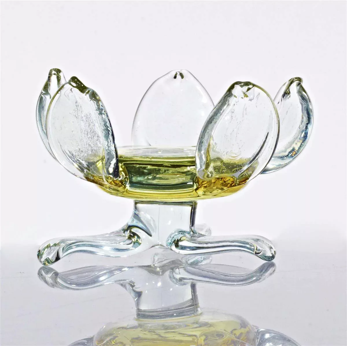 Teelichthalter ''Blumen'' (7,5cm), transparent günstig online kaufen