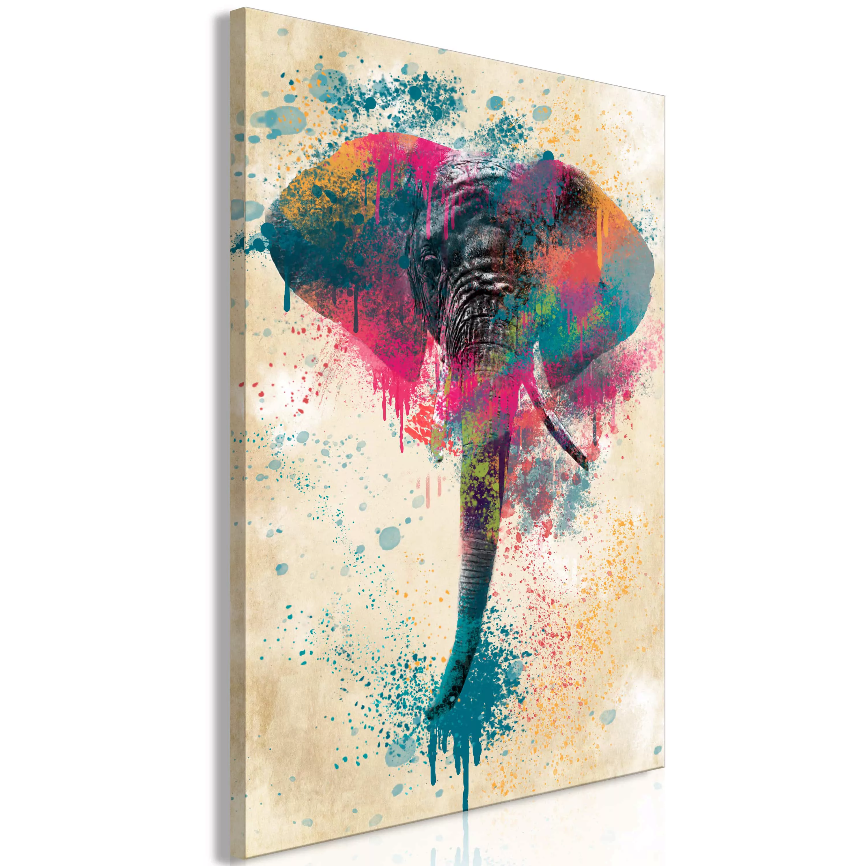 Wandbild - Elephant Trunk (1 Part) Vertical günstig online kaufen