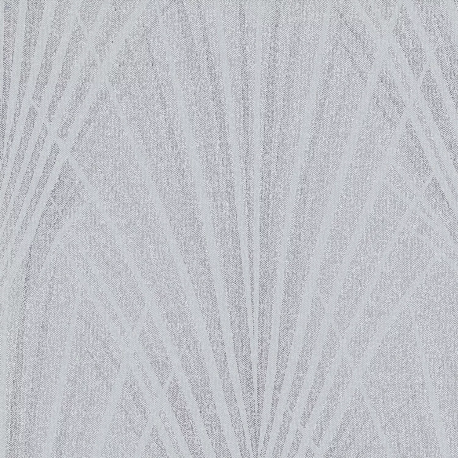 Bricoflor Palmenblätter Tapete Silber Grau Moderne Vliestapete mit Farn Mus günstig online kaufen