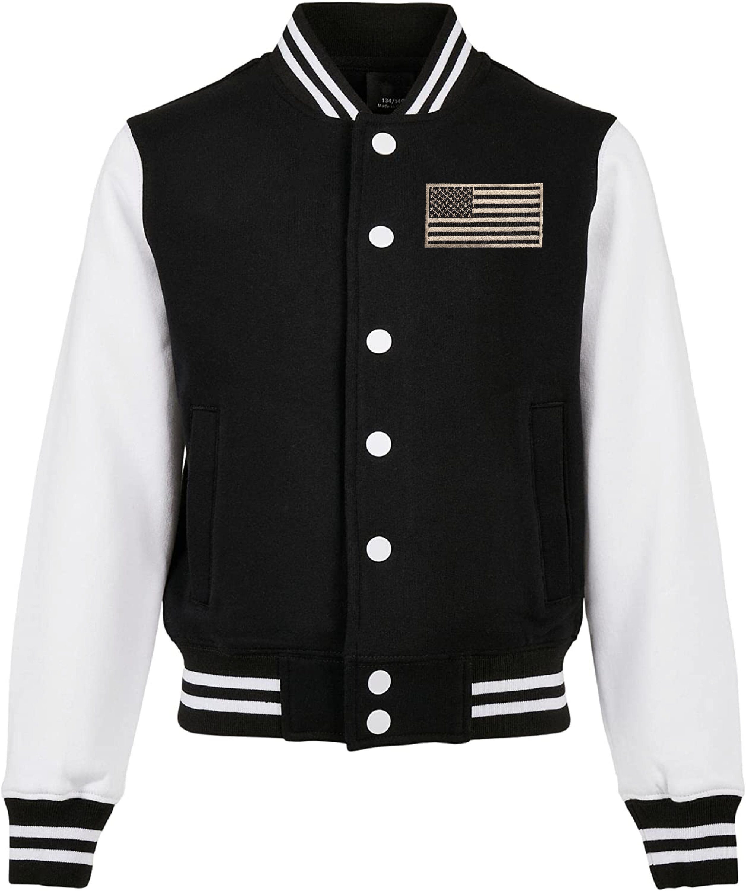 Baddery Collegejacke College-Jacke: "USA Flagge" - günstig online kaufen