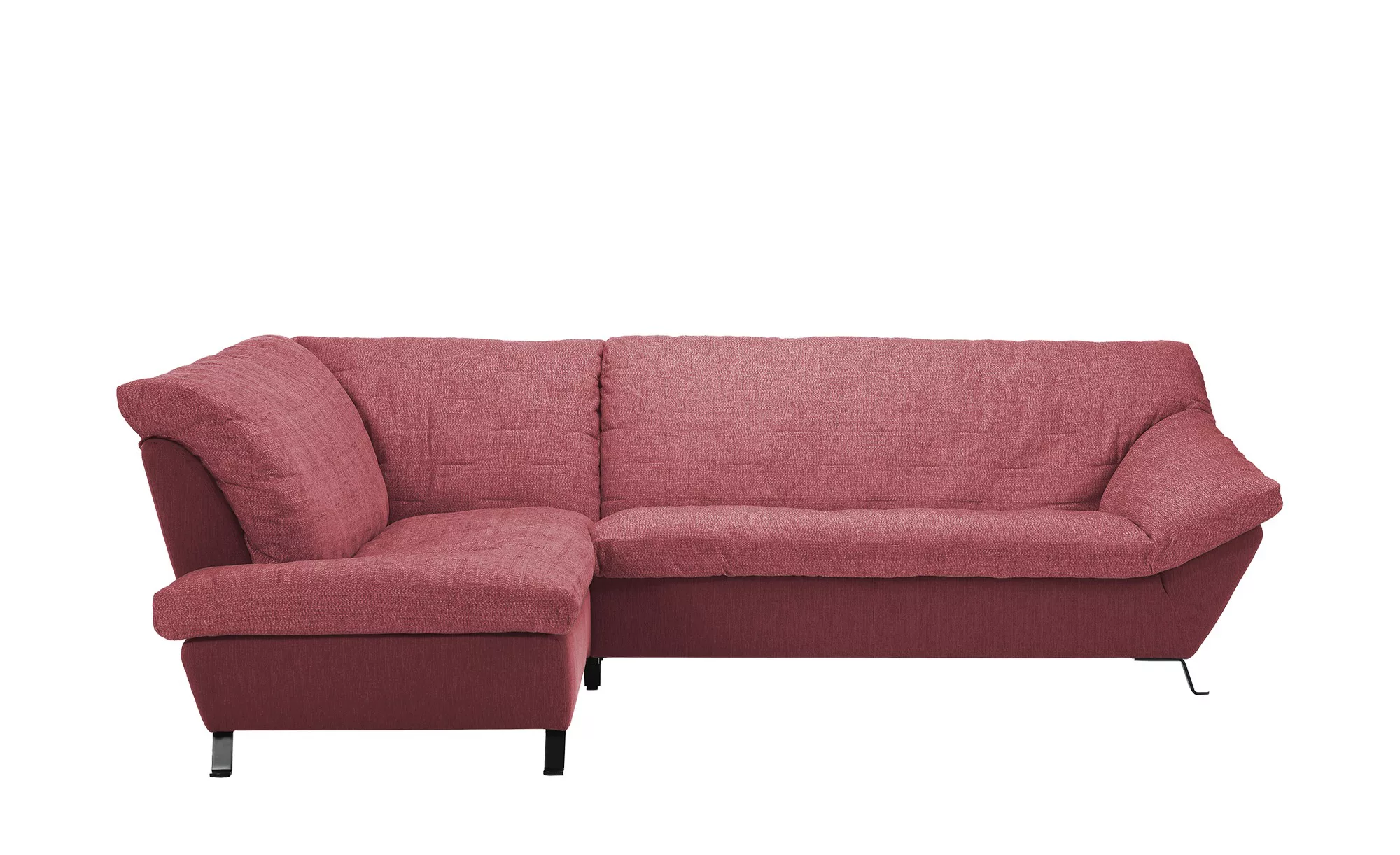 Ecksofa - rot - 84 cm - Polstermöbel > Sofas > Ecksofas - Möbel Kraft günstig online kaufen