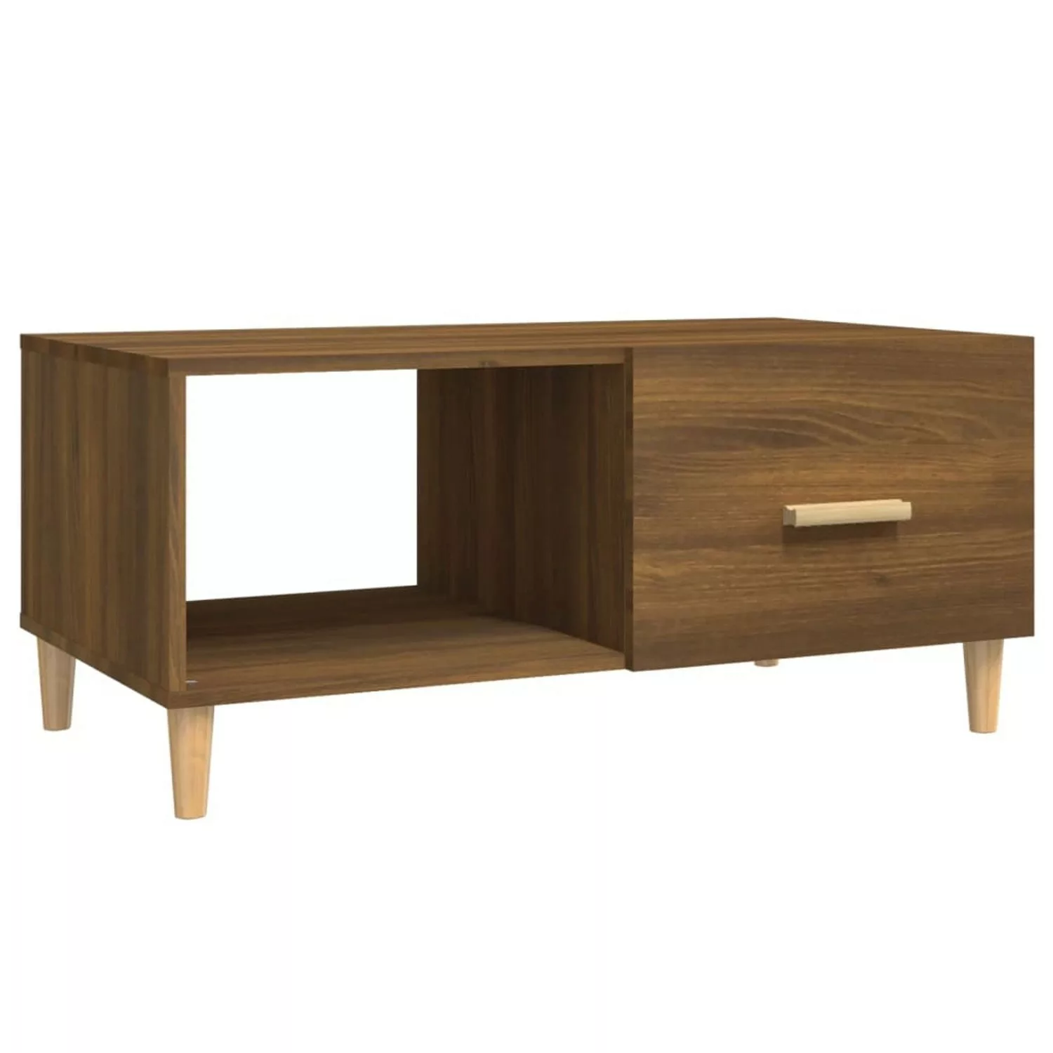 vidaXL Couchtisch Braun Eichen-Optik 89,5x50x40 cm Holzwerkstoff günstig online kaufen