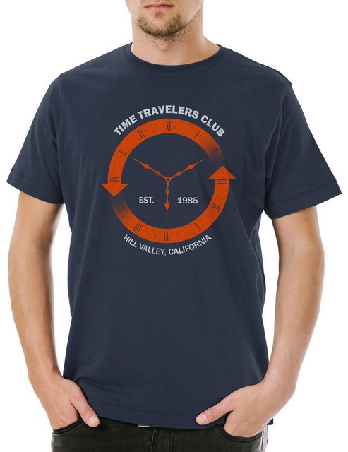 Urban Backwoods Print-Shirt Time Travelers Club Herren T-Shirt - Back to Sh günstig online kaufen