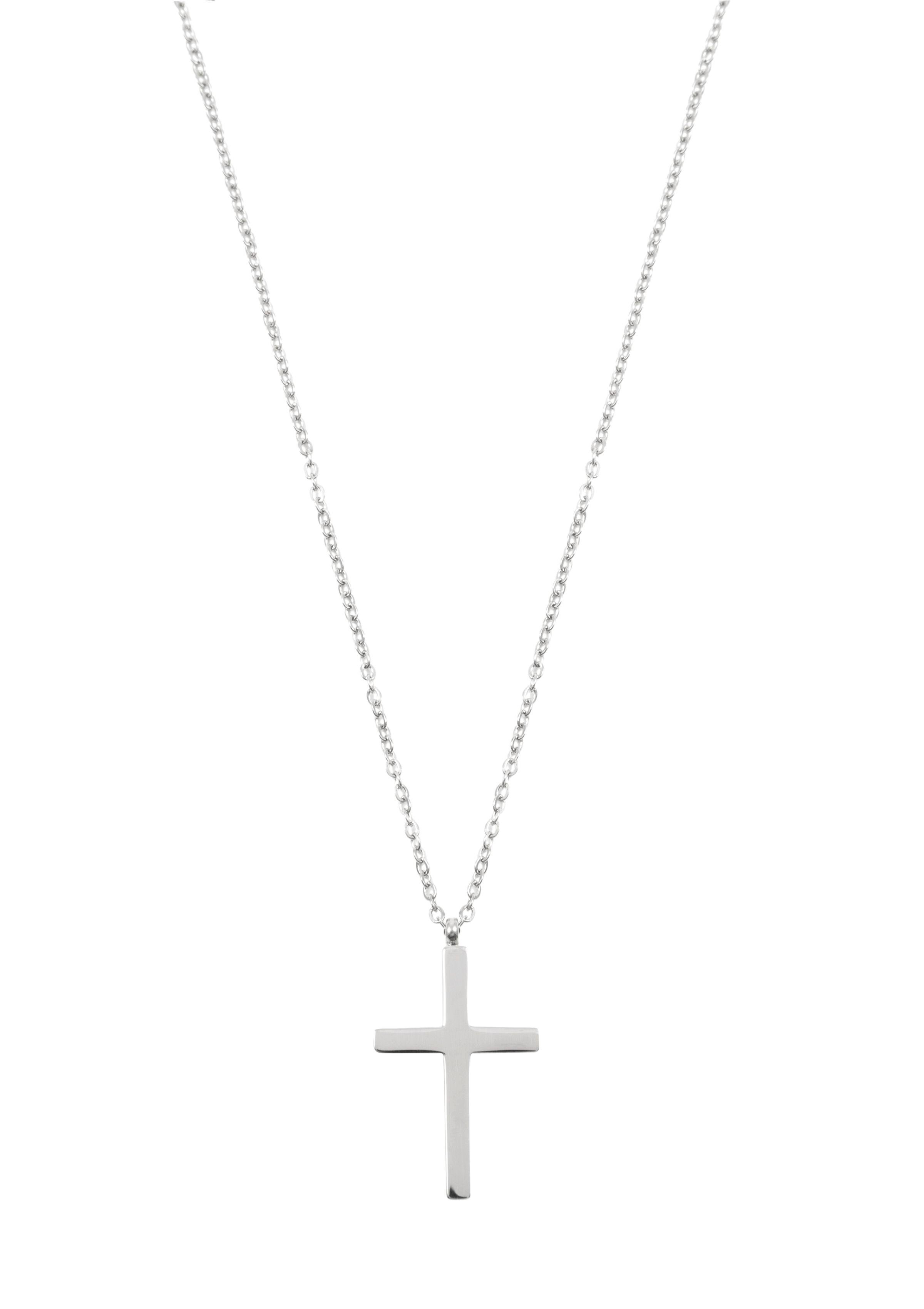 Hey Happiness Kreuzkette Edelstahl Damen hängend, günstig online kaufen